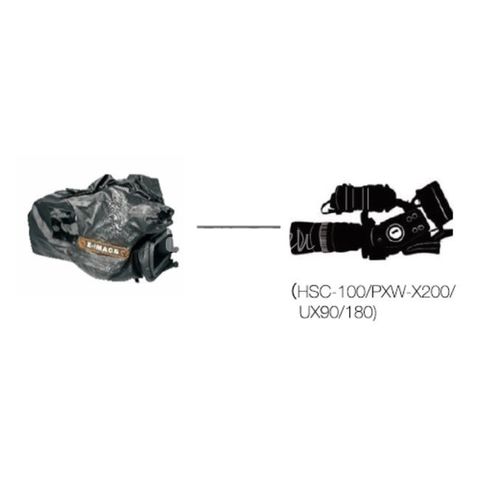 Camera glove for HSC-100, PXW-X200, UX90, 180 and compatible