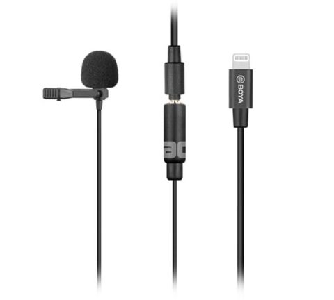 Clip-on Lavalier Microphone for iOS devices
