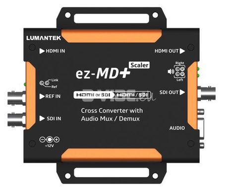 HDMI/SDI Cross‐Converter with Audio Mux / De‐Mux & Scaler