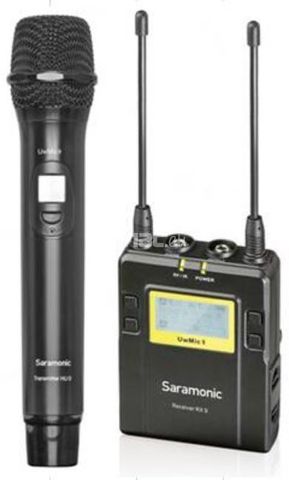 UHF Wireless Handheld Microphone and Receiver Kit