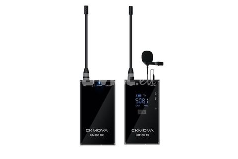 Ultracompact 3.5mm Output UHF Dual-Channel Wireless Microphone
