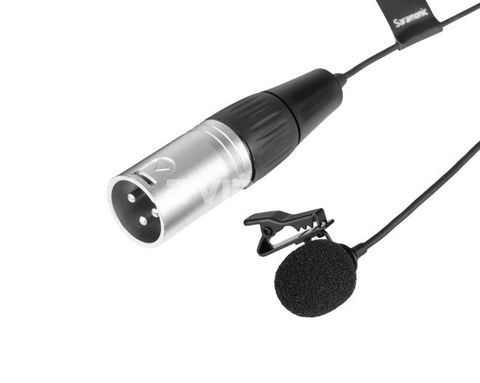 XLR Phantom Power Lavalier Omnidirectional Microphone